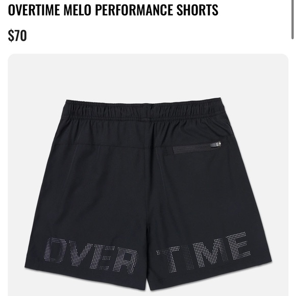 Overtime Black Athletic Shorts, NWOT, Size XL - Picture 12 of 13